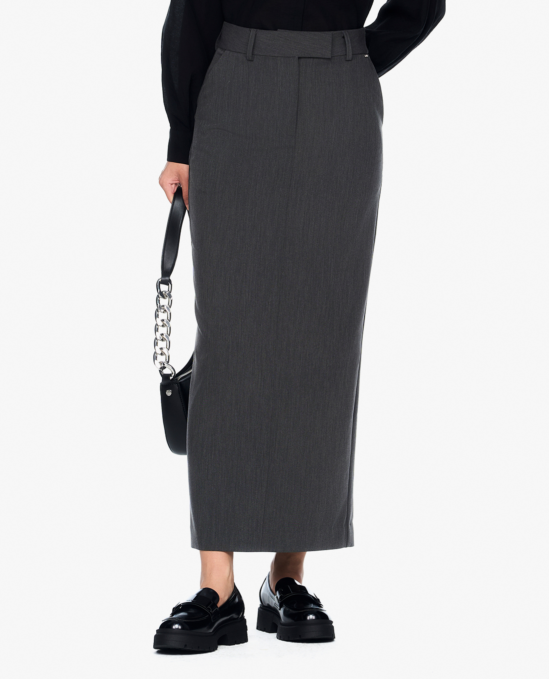 GIGI - Chân váy lưng cao midi thanh lịch