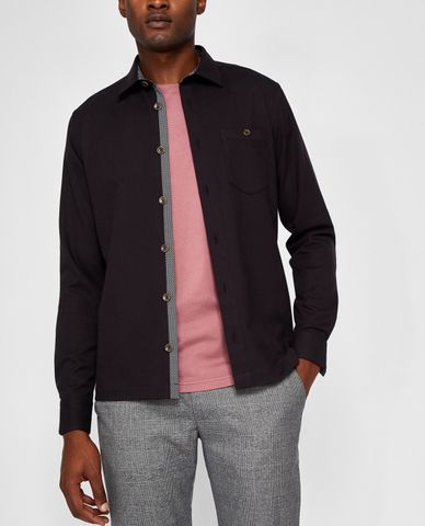  TED BAKER - Áo sơ mi nam tay dài túi nhỏ ở ngực Digon 