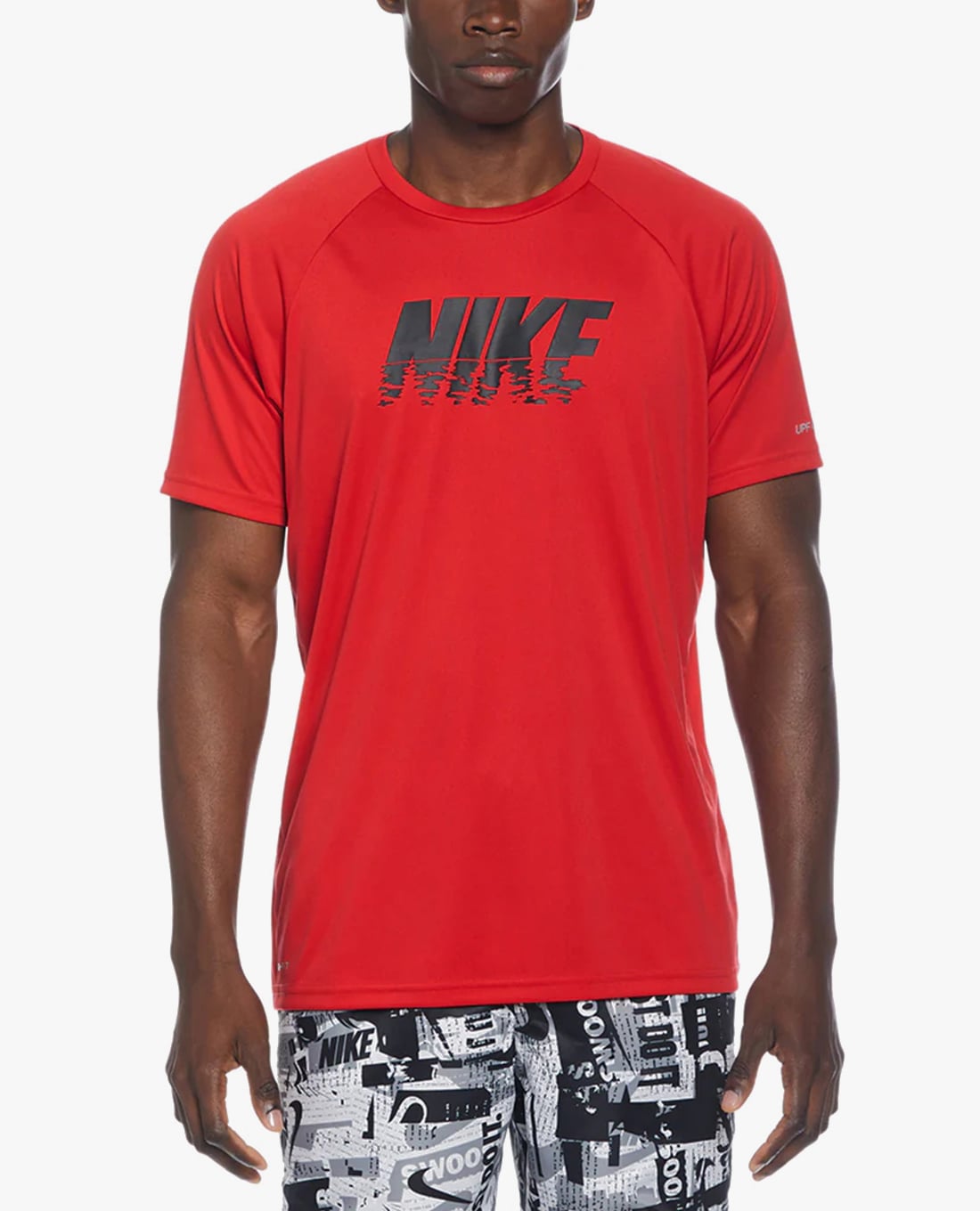 NIKE SWIM - Áo bơi nam cổ tròn tay ngắn Hydroguard