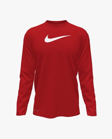  NIKE SWIM - Áo bơi bé trai cổ tròn tay dài Hydroguard 