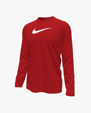  NIKE SWIM - Áo bơi bé trai cổ tròn tay dài Hydroguard 