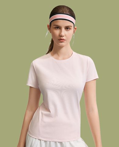  K-SWISS - Áo thun thể thao nữ cổ tròn tay ngắn 