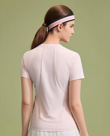  K-SWISS - Áo thun thể thao nữ cổ tròn tay ngắn 