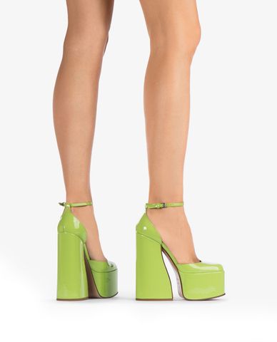  LE SILLA - Giày sandals cao gót nữ mũi vuông Nikki 