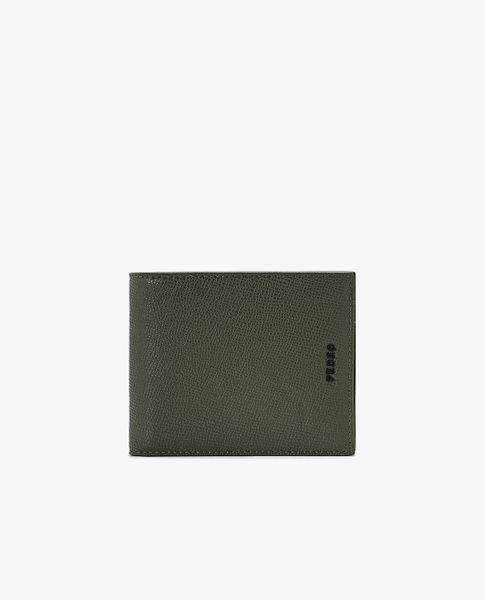  PEDRO - Ví nam dáng ngắn Embossed Leather Bi-Fold 