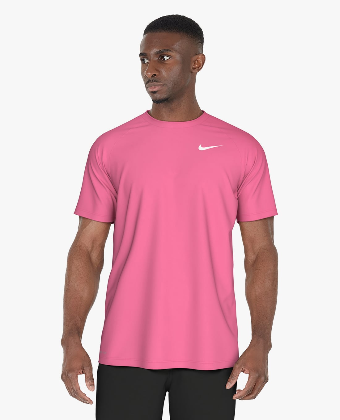 NIKE SWIM - Áo bơi nam cổ tròn tay ngắn Essential