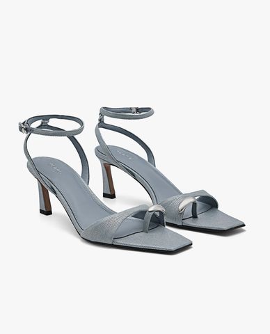  PEDRO - Giày sandals cao gót nữ mũi vuông Lia 