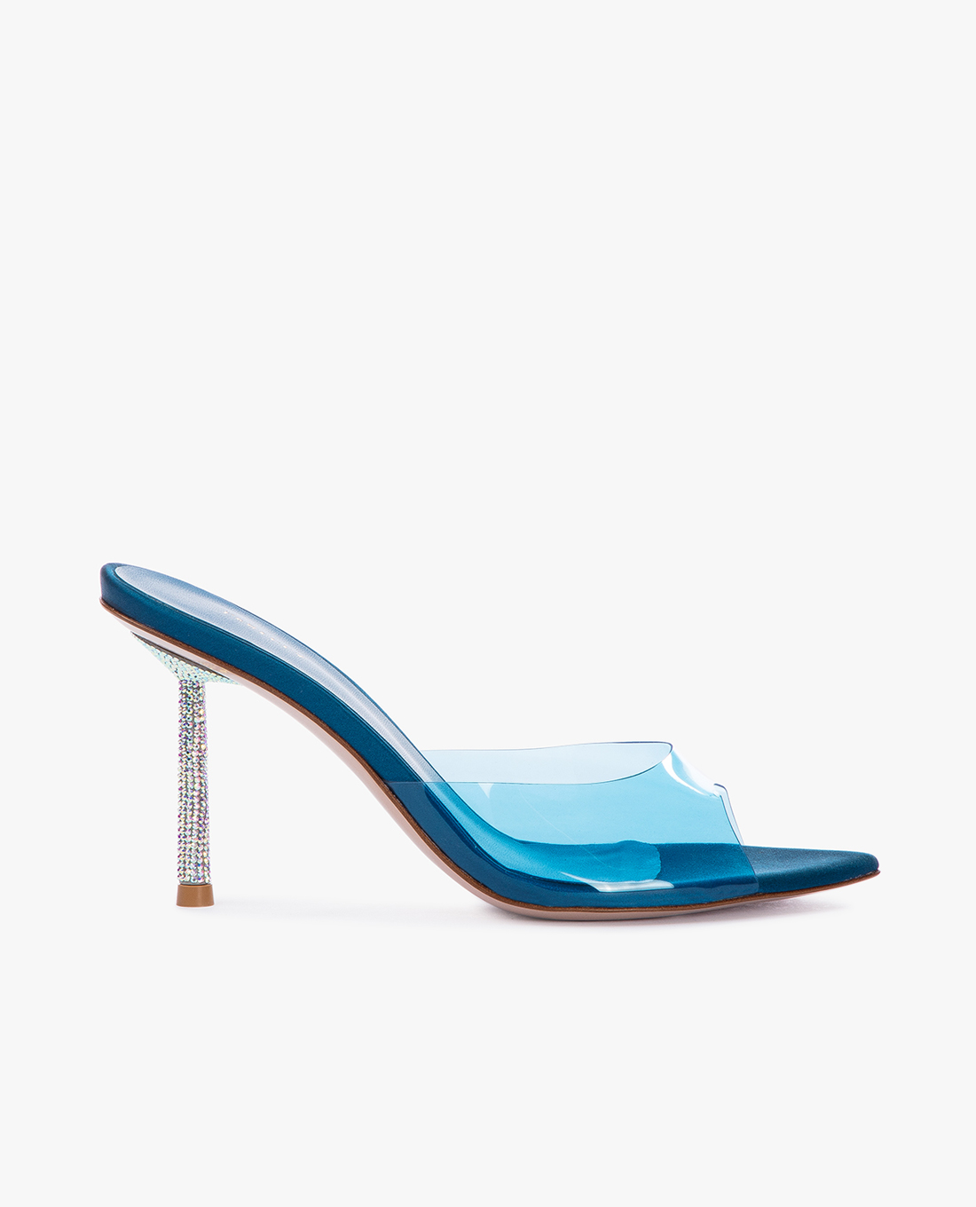 LE SILLA - Giày mules cao gót quai trong suốt Bella Sati