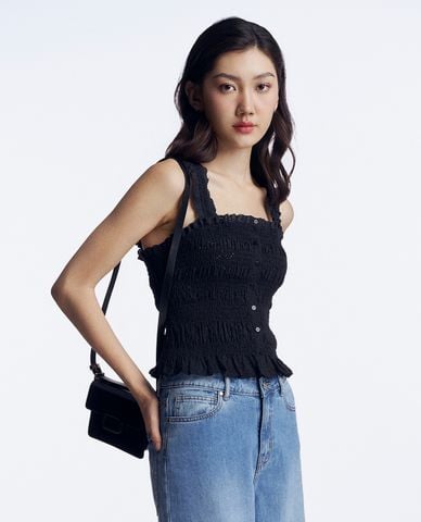  GIGI - Áo hai dây nữ phối ren quyến rũ 