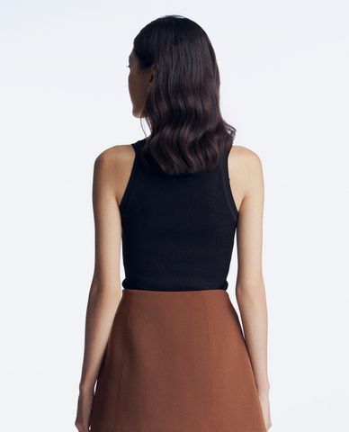  GIGI - Áo sát nách cổ tròn phối hình thêu nhỏ tinh tế 