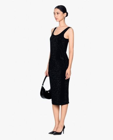  GIGI - Đầm sát nách midi phom ôm hiện đại 