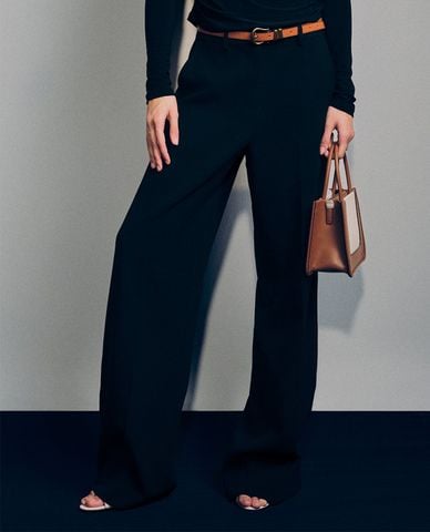  GIGI - Quần nữ ống rộng phom suông hiện đại 