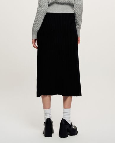  GIGI - Chân váy dệt kim midi lưng thun thời trang 