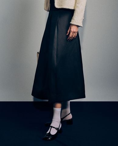  GIGI - Chân váy phom suông midi quyến rũ 