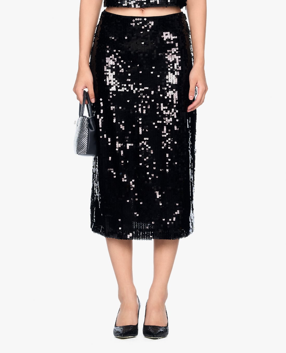 GIGI - Chân váy chữ A midi thời trang