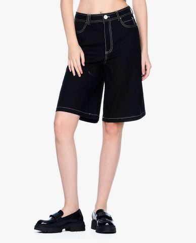  GIGI - Quần short nữ ngang gối lưng cao thời trang 