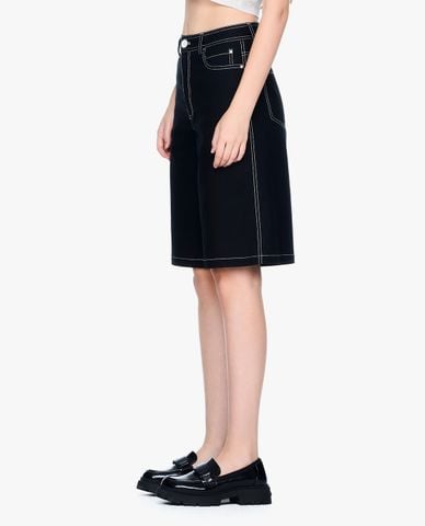  GIGI - Quần short nữ ngang gối lưng cao thời trang 