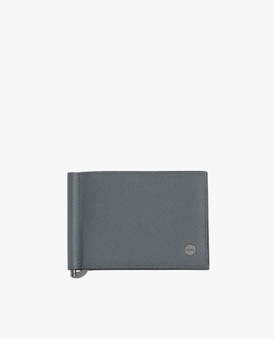  PEDRO - Ví nam đựng name card dạng gập phối kẹp tiền Leather Bi Fold 