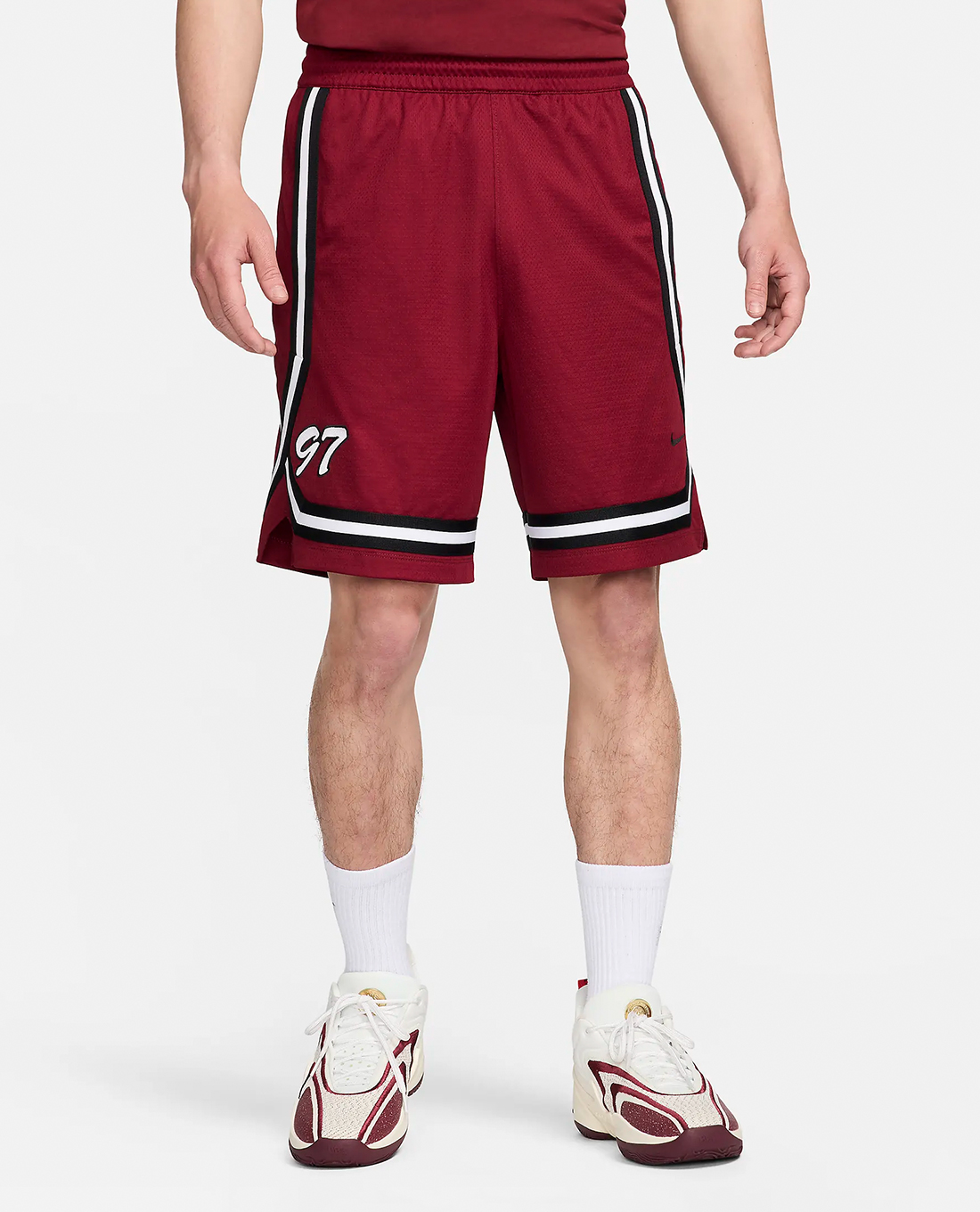 NIKE - Quần short thể thao nam ống rộng lưng thun thời trang