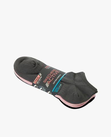  SKECHERS - Pack 3 đôi vớ cổ thấp thời trang 
