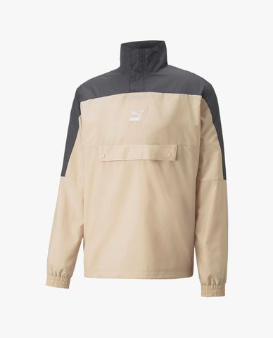  PUMA - Áo khoác thể thao nam cổ trụ SWxP Half Zip 