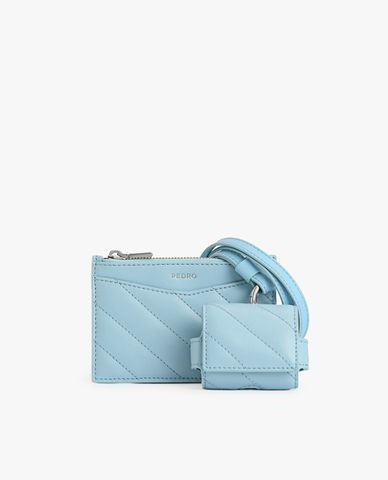  PEDRO - Ví đựng name card nữ Leather Quilted 