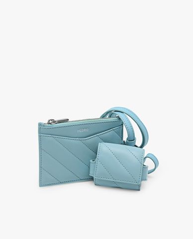  PEDRO - Ví đựng name card nữ Leather Quilted 