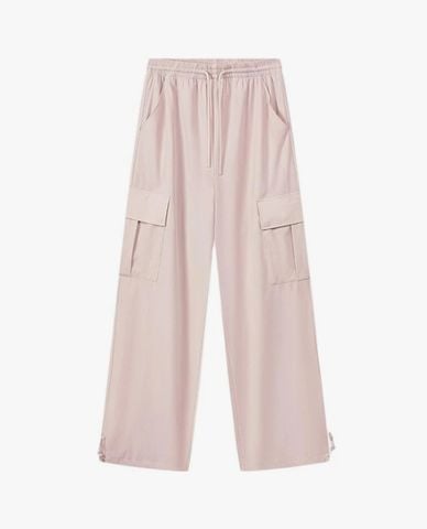  K-SWISS - Quần dài nữ ống rộng Cargo Loose Fit 