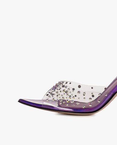  LE SILLA - Giày mules cao gót nữ mũi nhọn Sandalo Nicole 