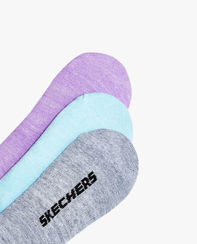  SKECHERS - Pack 3 đôi vớ cổ thấp thời trang 