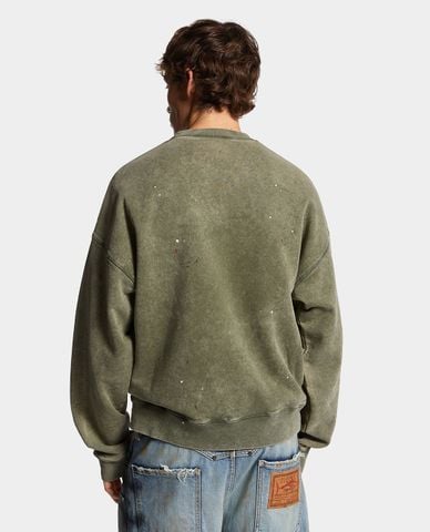  DSQUARED2 - Áo sweatshirt nam cổ tròn tay dài in logo 