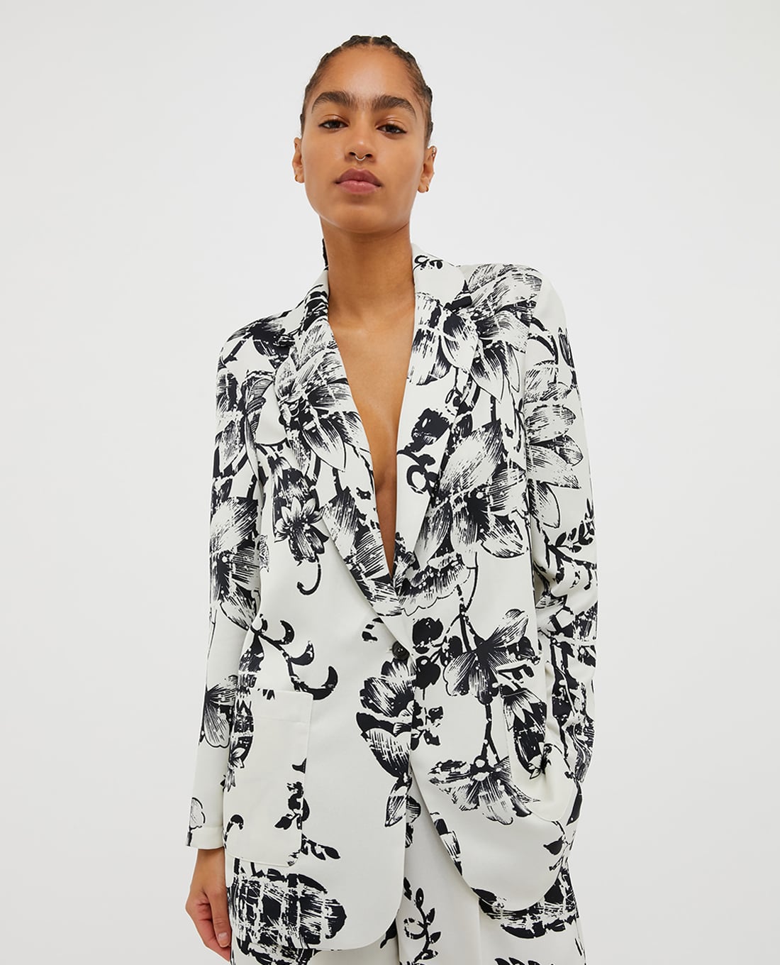 MAX&Co. - Áo khoác blazer tay dài phối túi Lucerna