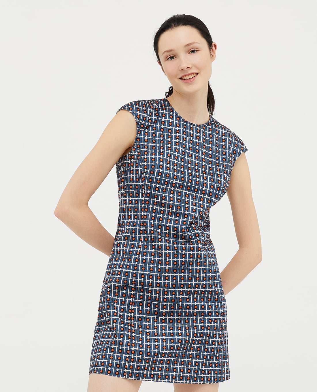 MAX&Co. - Đầm sát nách mini hoạ tiết caro Dolmen