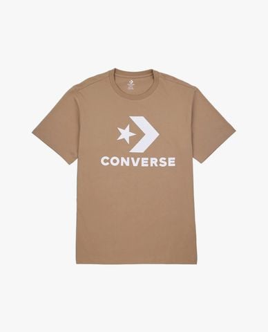  CONVERSE - Áo thun unisex cổ tròn tay ngắn Star Chevron 