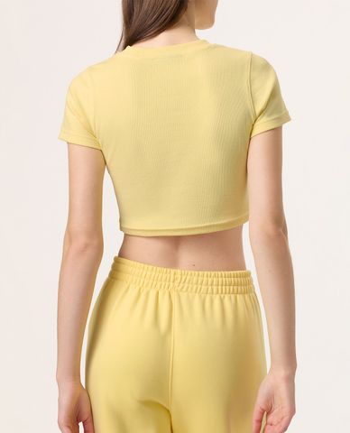  FILA - Áo croptop nữ Hailey Bieber 