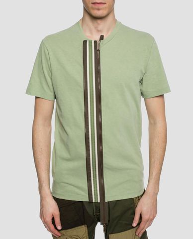  DSQUARED2 - Áo thun nam phối khóa kéo zip 