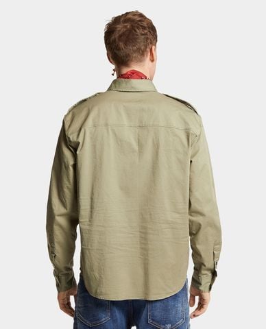  DSQUARED2 - Áo sơ mi nam cổ bẻ tay dài Nightmare 