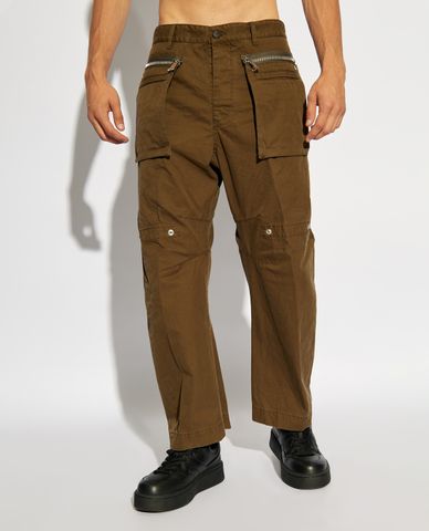  DSQUARED2 - Quần nam ống rộng túi hộp Military 