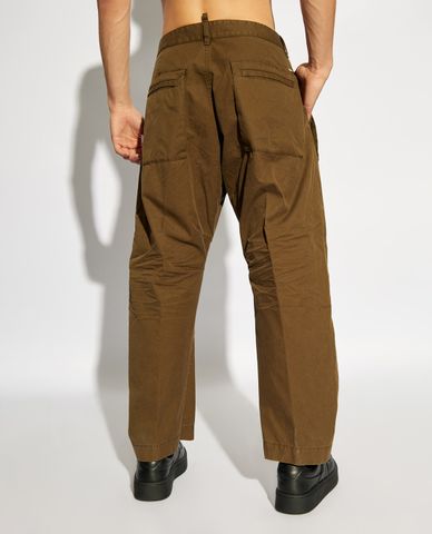  DSQUARED2 - Quần nam ống rộng túi hộp Military 