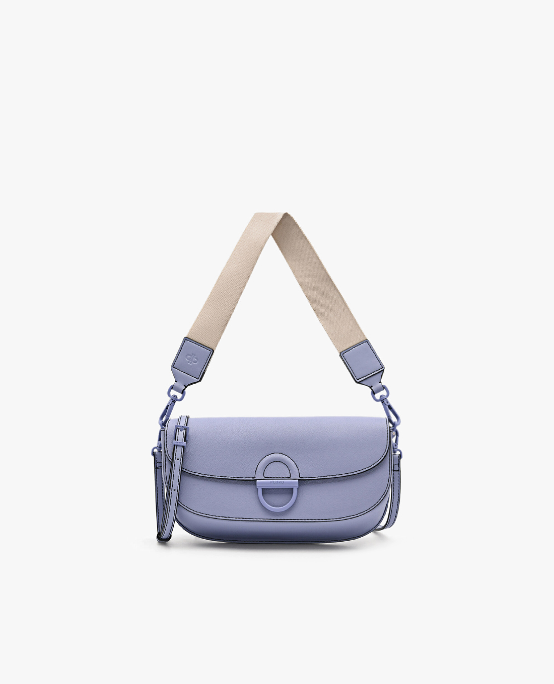 PEDRO - Túi đeo chéo nữ nắp gập phối khóa kim loại sang trọng