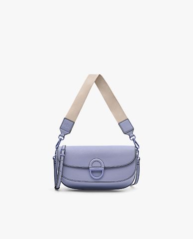  PEDRO - Túi đeo chéo nữ nắp gập phối khóa kim loại sang trọng 