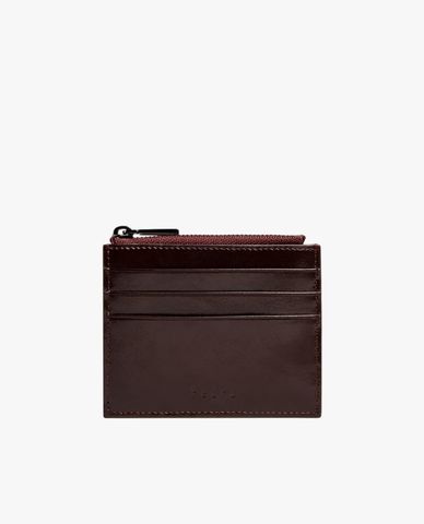  PEDRO - Ví đựng name card nam Leather Zipped 