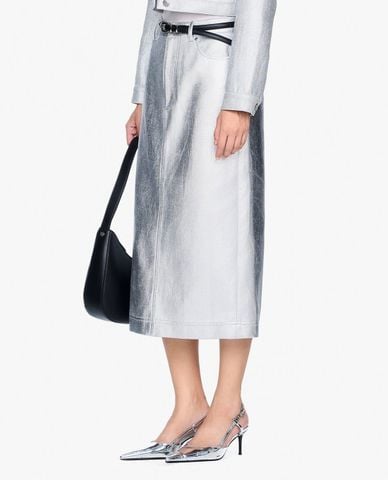  GIGI - Chân váy bút chì midi lưng cao nữ tính 