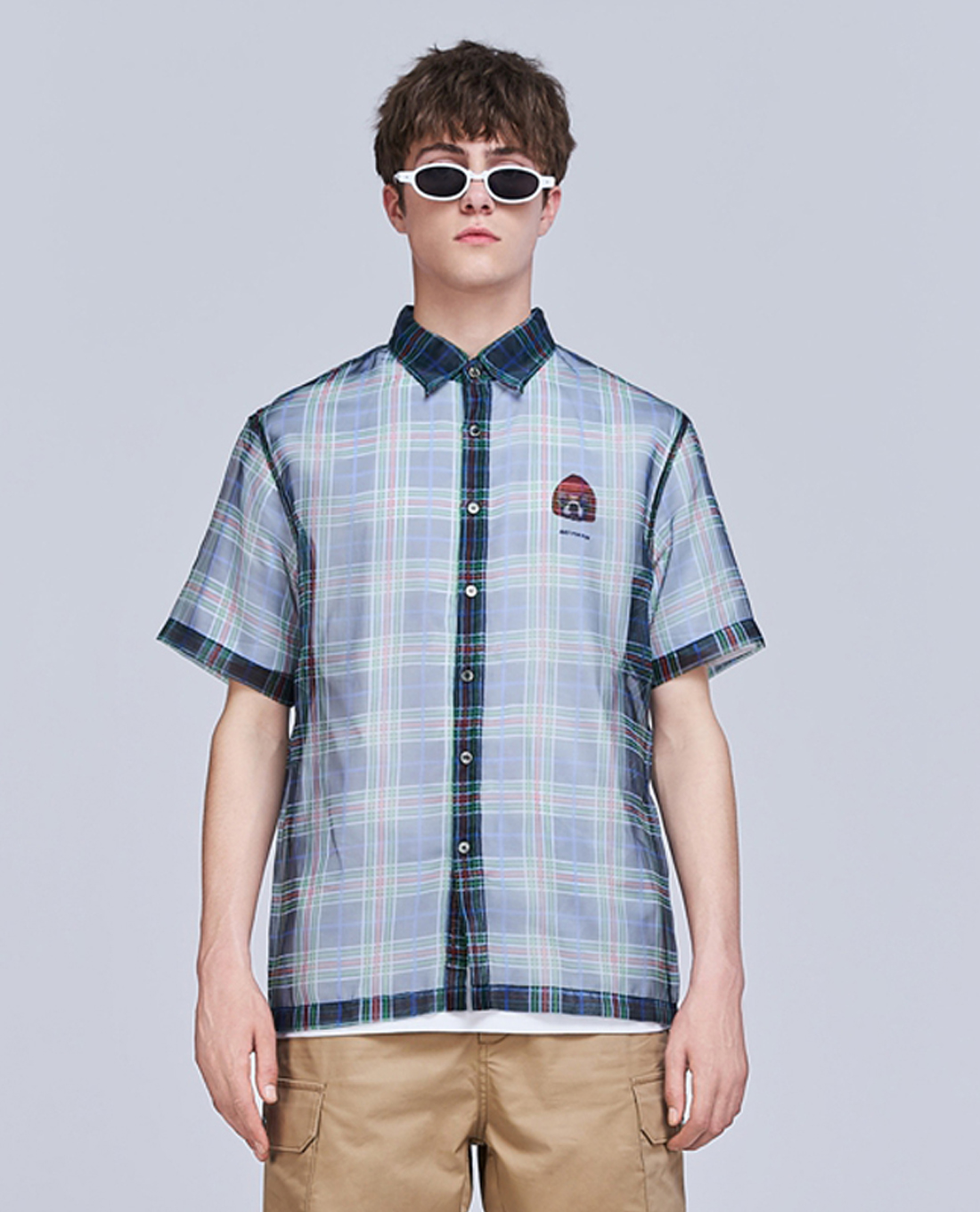 Áo sơ mi nam sọc màu thời trang