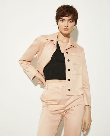  MAX&Co. - Áo khoác sơ mi nữ cổ bẻ tay dài Ardenza 