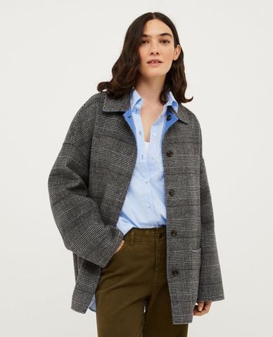  MAX&Co. - Áo khoác sơ mi hai mặt hoạ tiết kẻ sọc Predazzo 