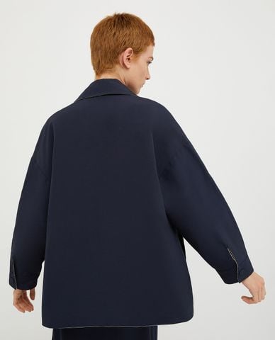  MAX&Co. - Áo khoác sơ mi tay dài trang trí logo nổi bật Ripa 