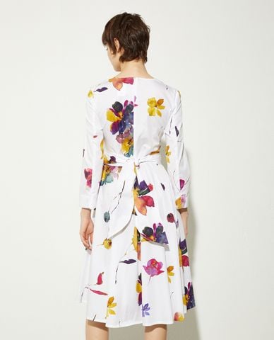  MAX&Co. - Đầm xếp li midi cổ V tay dài Disco 