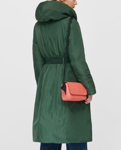  MAX&Co. - Áo phao nữ dáng dài mũ trùm phối thắt lưng Slim Down 