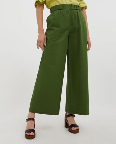  MAX&Co. - Quần nữ ống rộng lưng thun Sospetto 